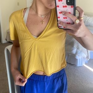 BRANDY MELVILLE Cropped Vneck